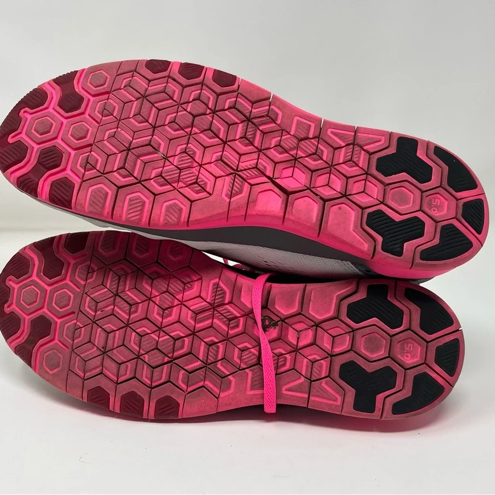 Woman’s Nike Free 5.0‎ TR Fit 5 Gray Pink Athletic Running Shoes Sz 10